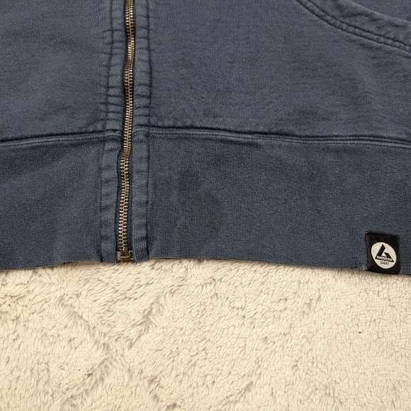 American Giant Jacket Mens XL Blue Navy Classic Full Zip Hoodie Heavy Fleece - Picture 2 of 10